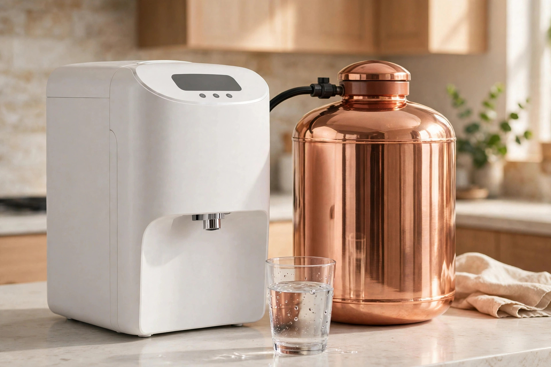 Copper RO water purifier with copper storage tank — how copper works in a modern copper RO water purifier