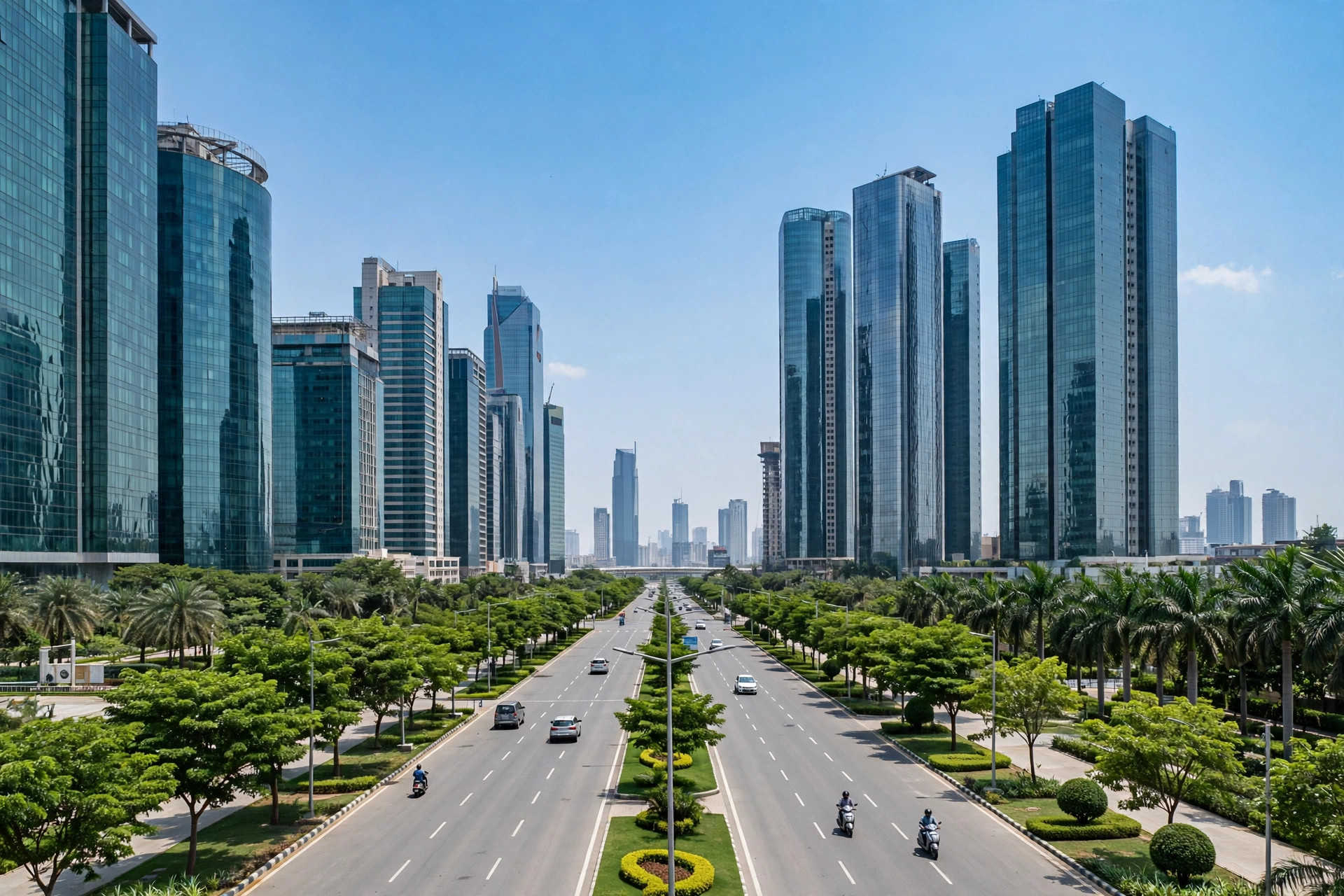 GIFT City Gandhinagar skyline — RO service Gandhinagar covers GIFT City, Sectors and Koba
